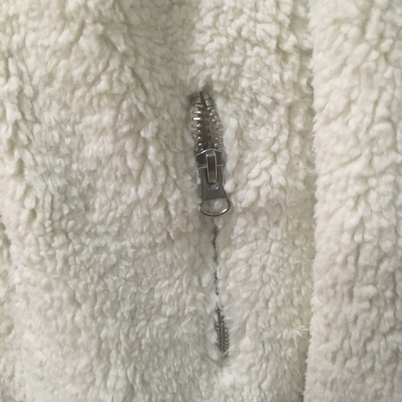 Urban outfitters Clara Teddy Moto jacket cream - Picture 6 of 8